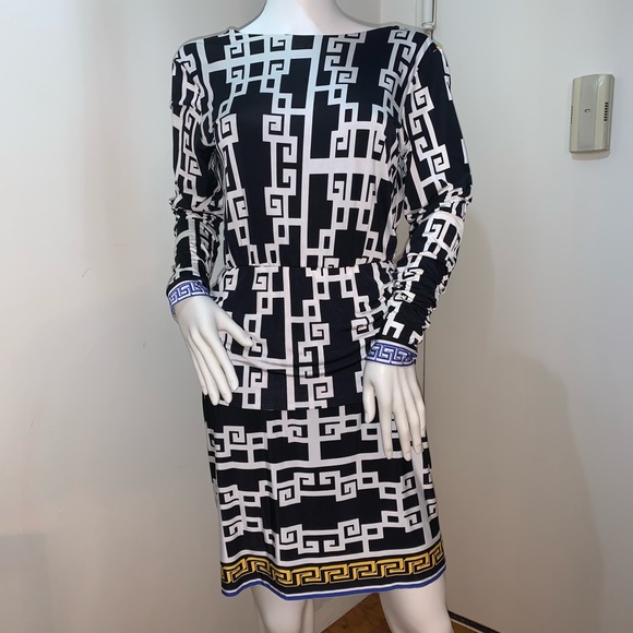 Geometric sheath dress - Picture 3 of 8